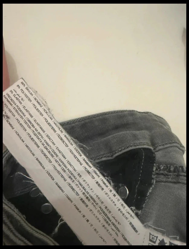Jean Skinny Mango Gris Antracita – Denim Stretch & Corte Ultra-ajustado – Talla 32 (XXS) – photo 5
